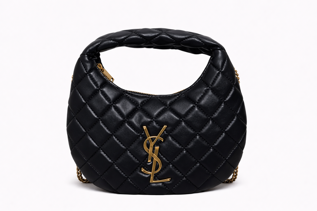 Damska torebka Yves Saint Laurent – Quilted Hobo Monogram Bag