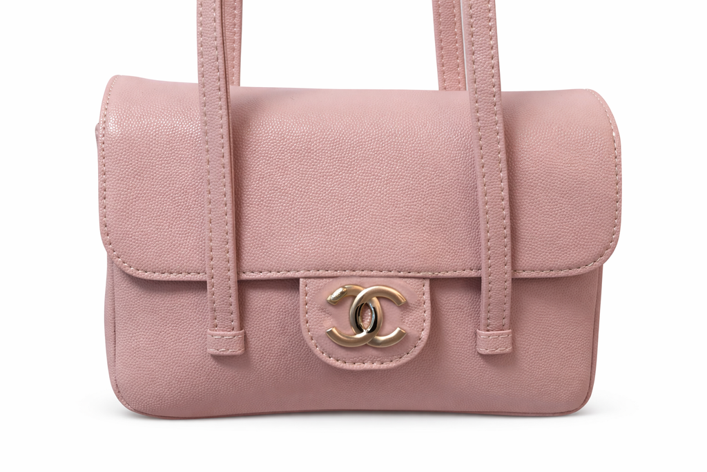 Damska torebka Chanel Blush Caviar Flap Shoulder Bag