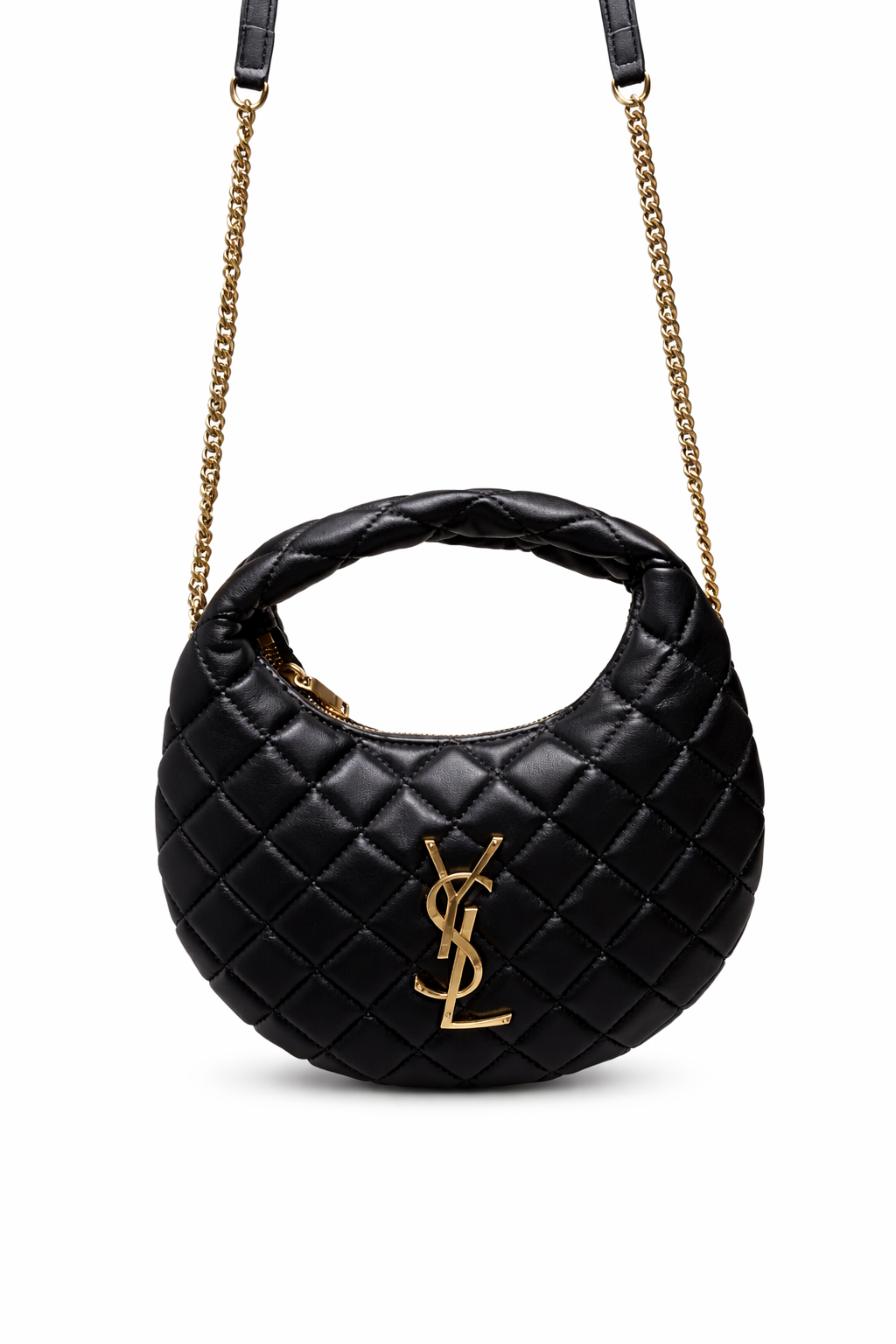 Damska torebka Yves Saint Laurent – Quilted Hobo Monogram Bag