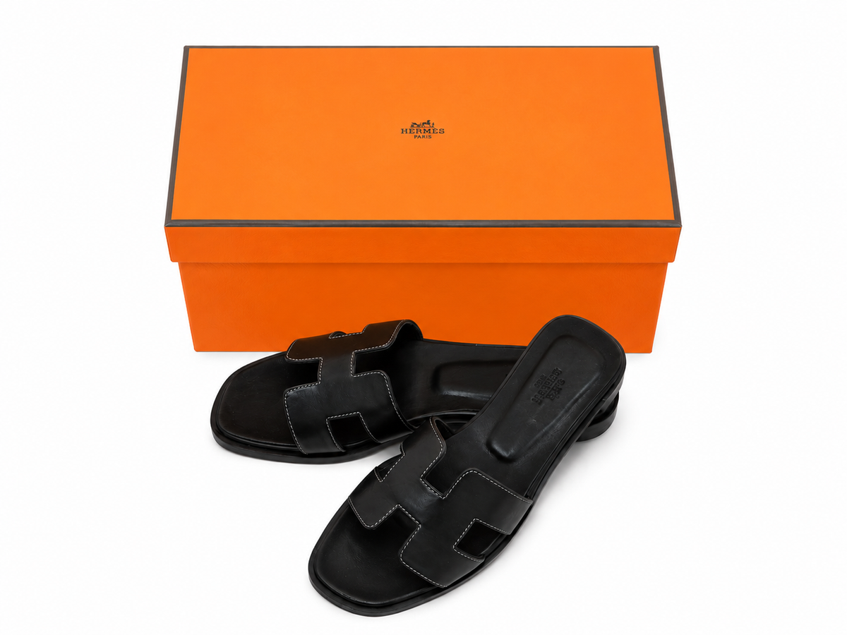 Damskie klapki Hermès Oran