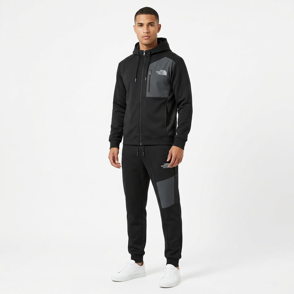 Męski komplet sportowy The North Face – czarny
