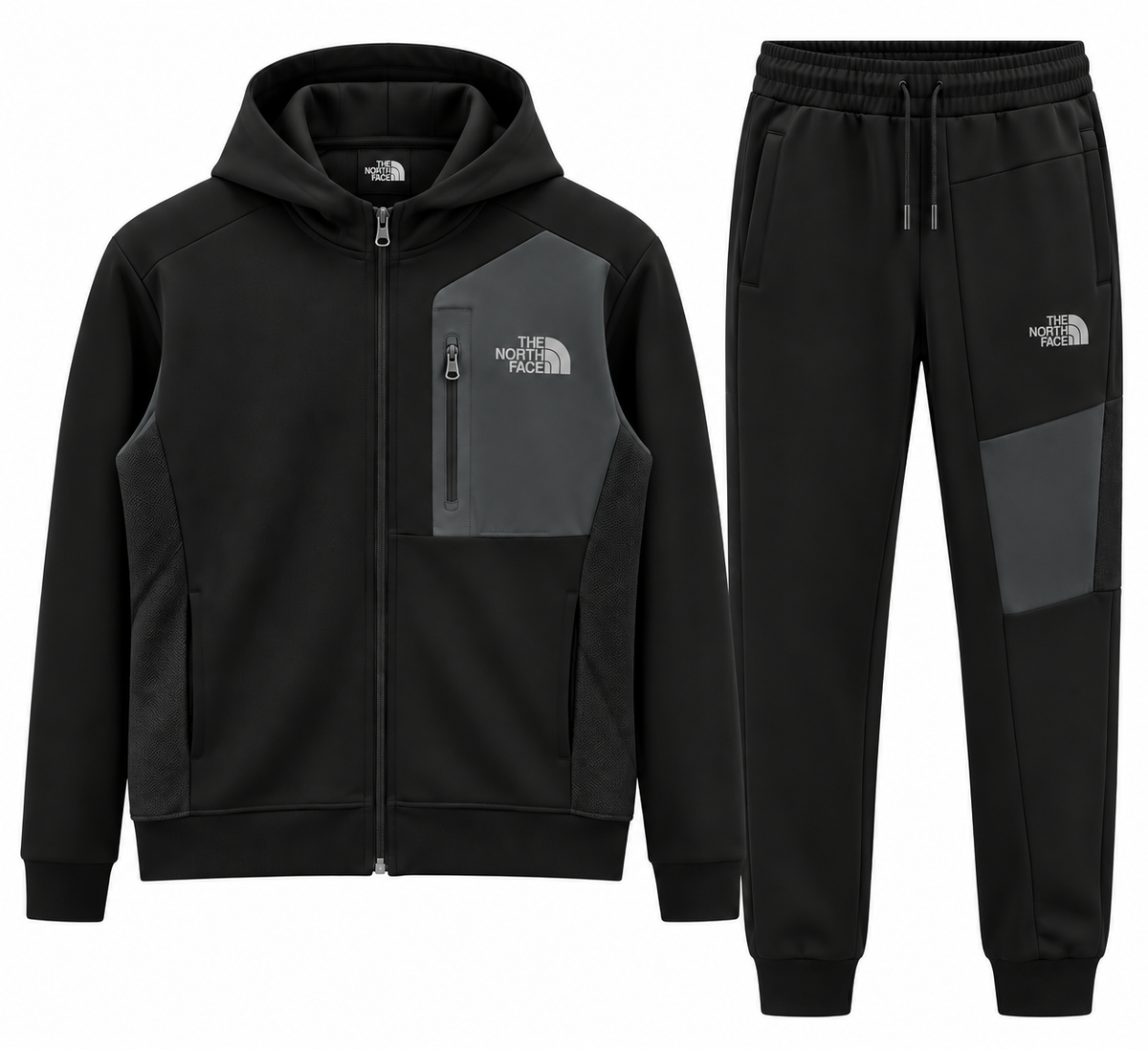 Męski komplet sportowy The North Face – czarny