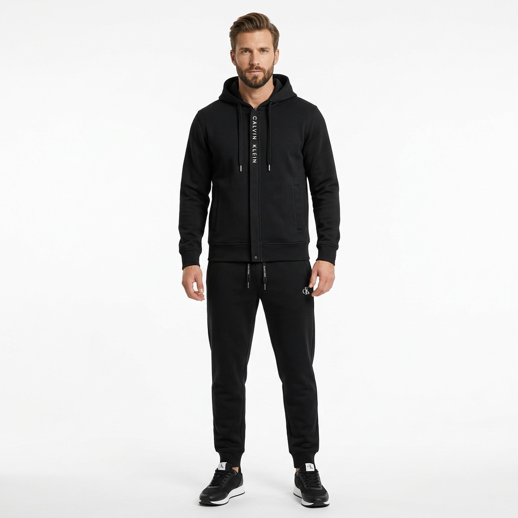 Męski komplet sportowy Calvin Klein – czarny