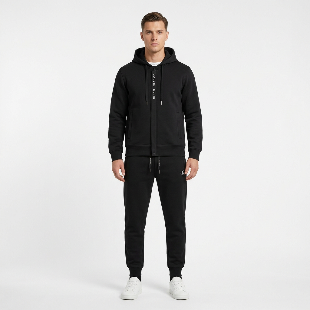 Męski komplet sportowy Calvin Klein – czarny