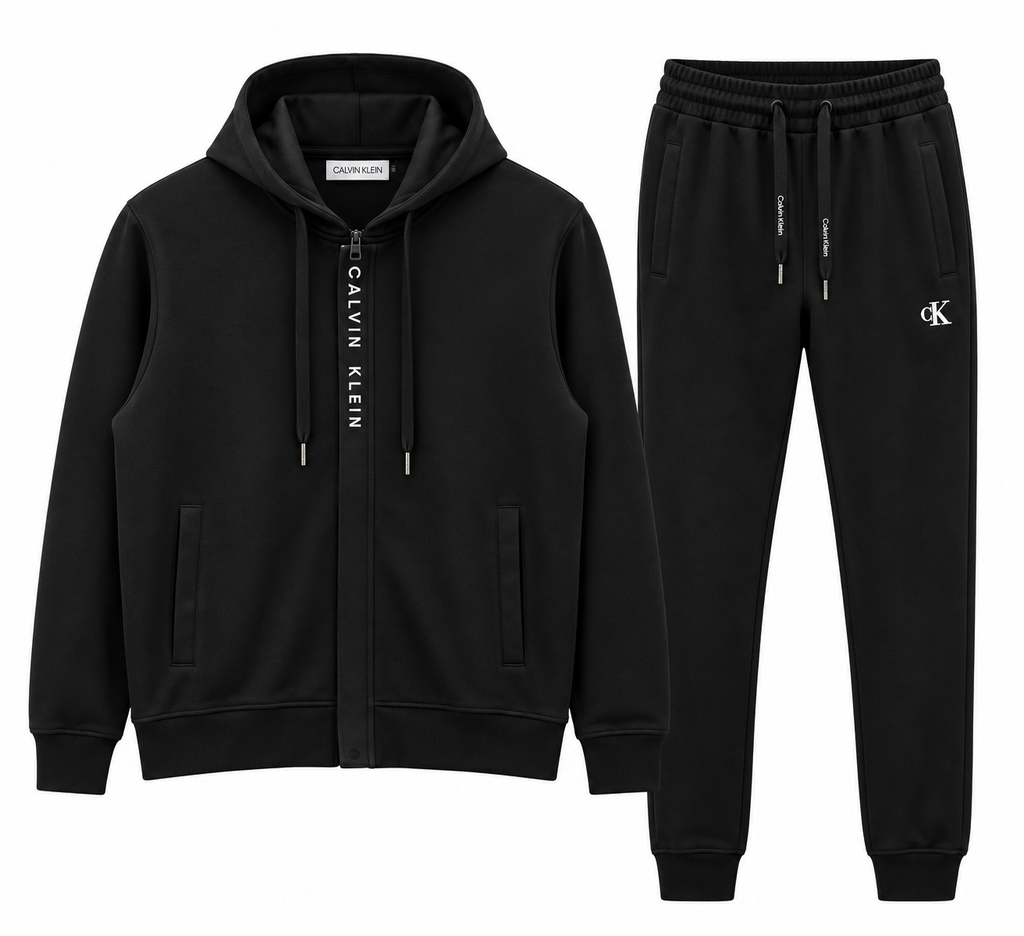 Męski komplet sportowy Calvin Klein – czarny