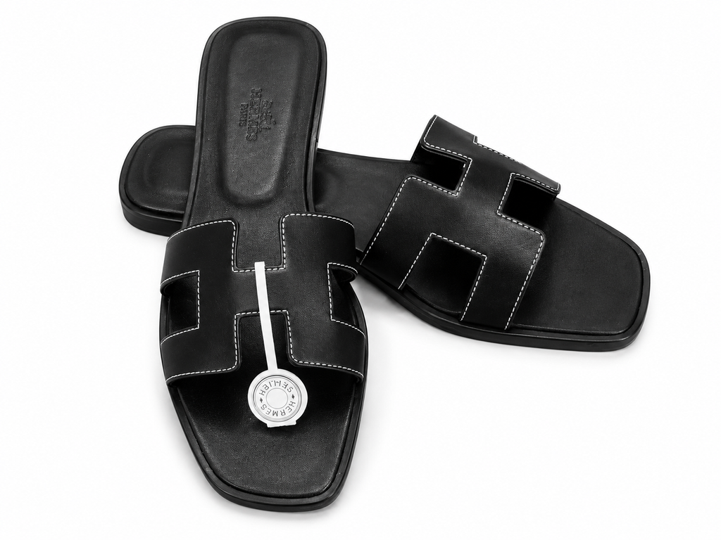 Klapki HERMÈS „Oran” – ekskluzywna jakość z iconic luxury vision