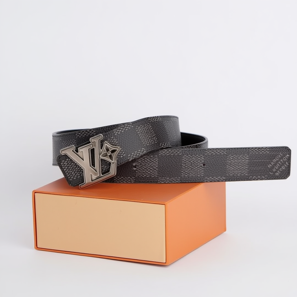 Męski pasek Louis Vuitton – skóra naturalna