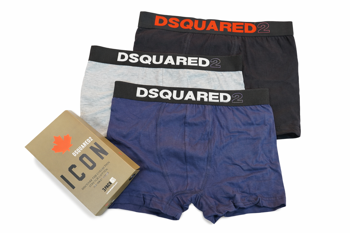 Bielizna męska Dsquared2 zestaw 3 sztuk