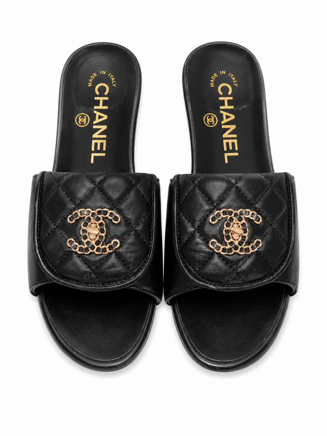 Klapki CHANEL „Édition Exclusive Noir” – ekskluzywna jakość