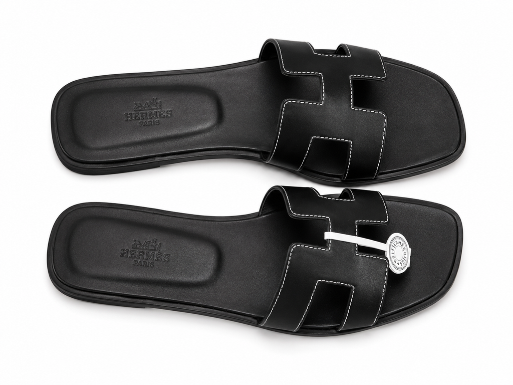 Klapki HERMÈS „Oran” – ekskluzywna jakość z iconic luxury vision
