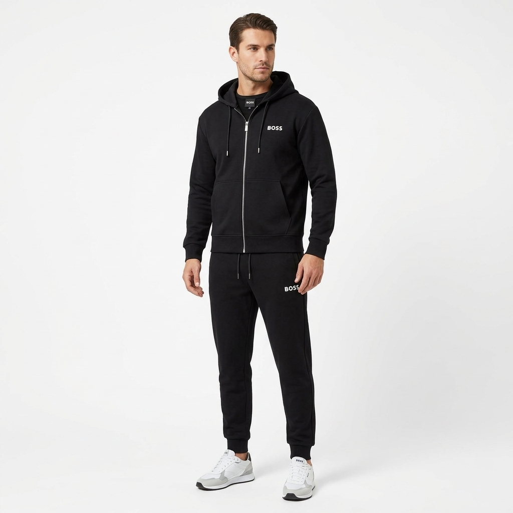 Męski komplet sportowy BOSS – czarny
