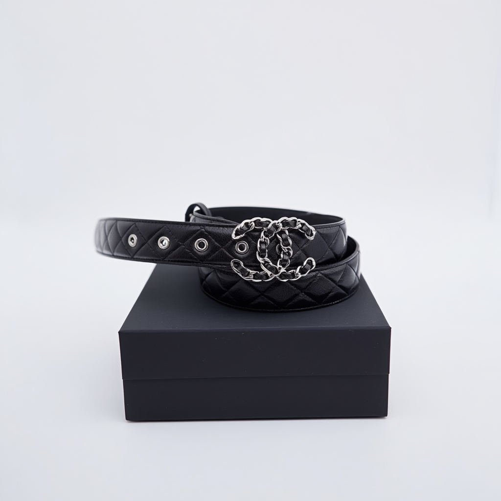 Pasek damski Chanel – skóra naturalna