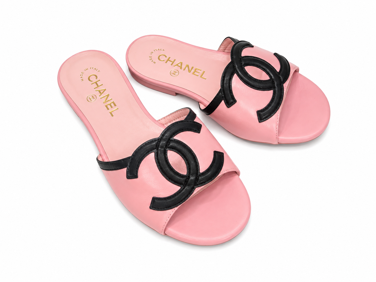 Klapki CHANEL “Rosé Élégance” – ekskluzywna jakość