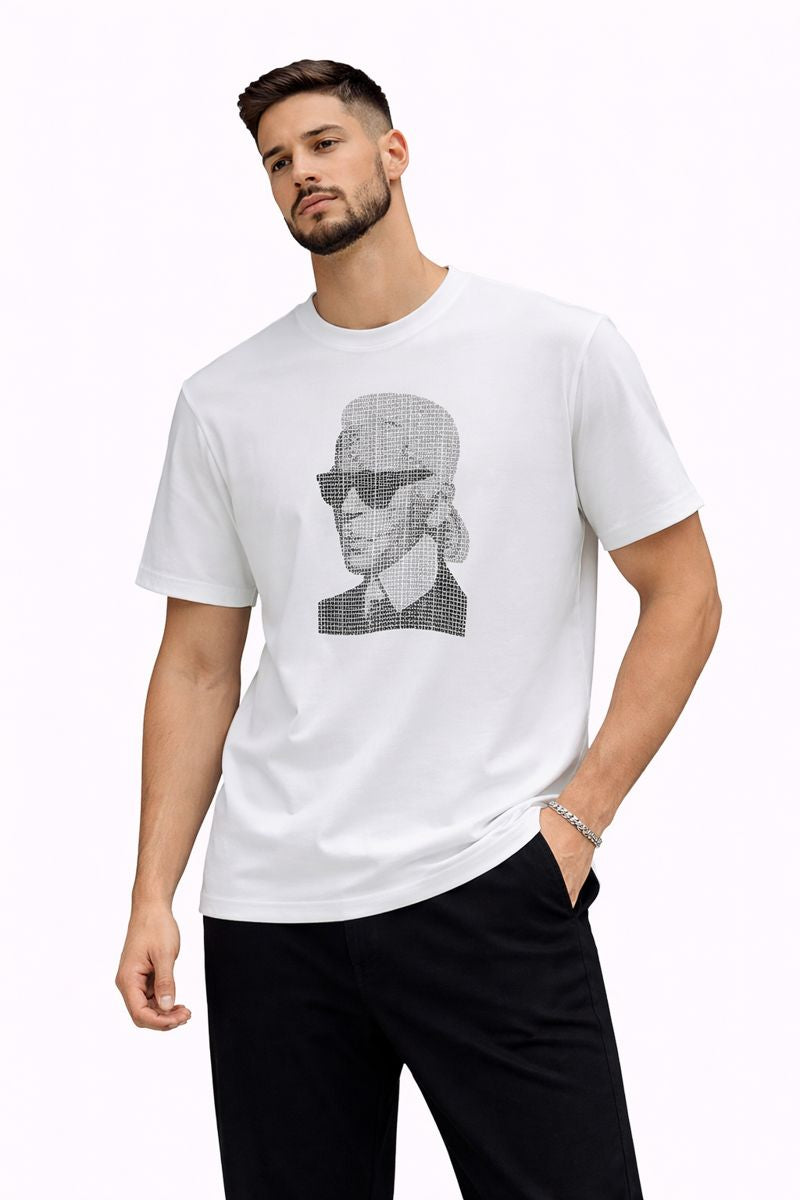 Karl Lagerfeld Męski T-shirt