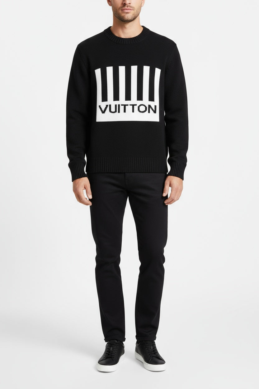 Dzianinowy sweter LOUIS VUITTON Graphic Monogram