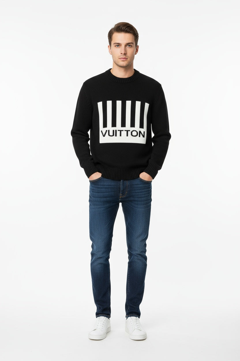 Dzianinowy sweter LOUIS VUITTON Graphic Monogram