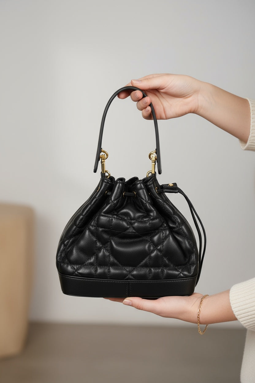 Torebka damska Dior Caro Drawstring Bag