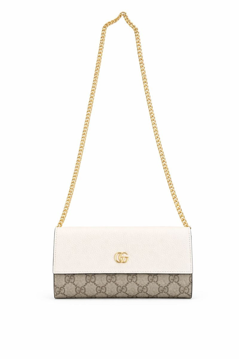 Damski portfel GUCCI z łańcuszkiem