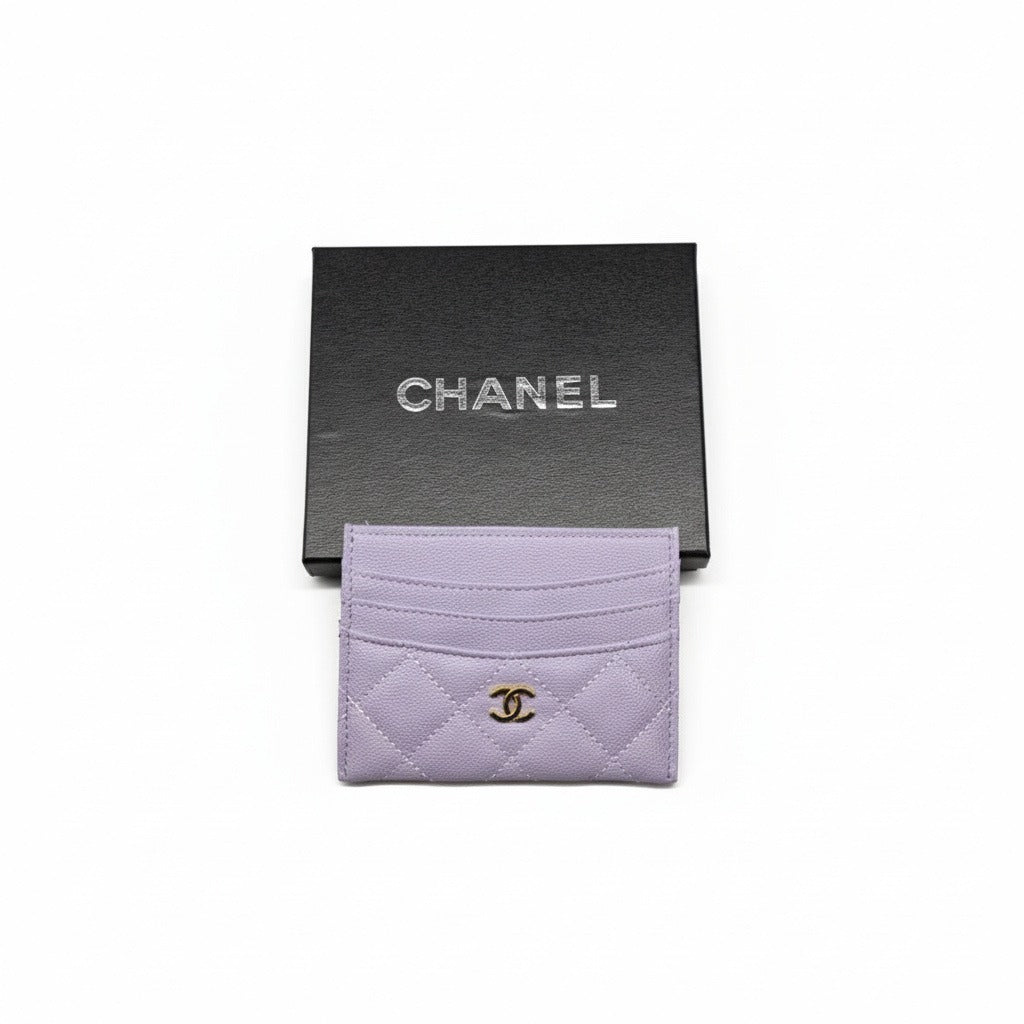 Damski portfel na karty CHANEL