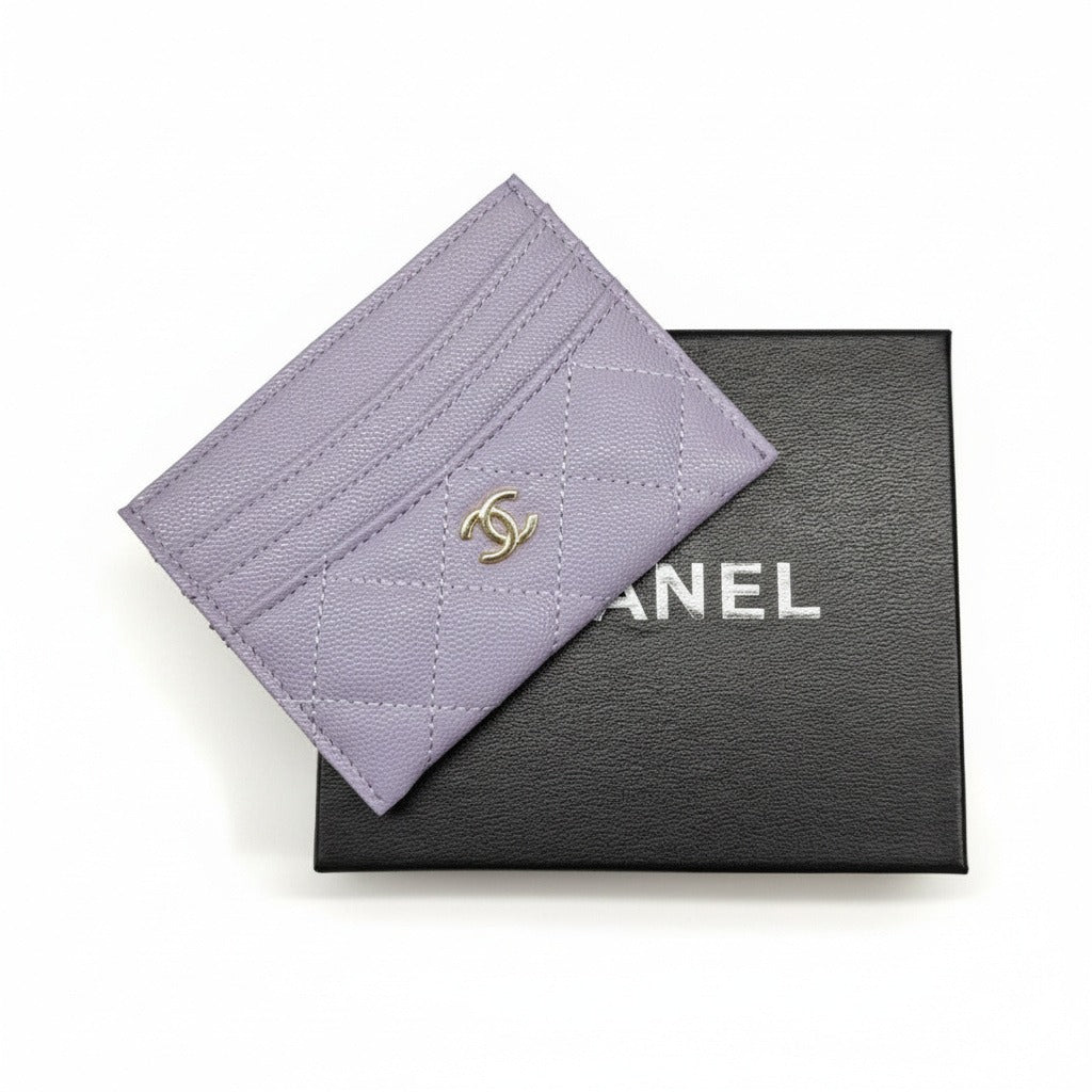 Damski portfel na karty CHANEL