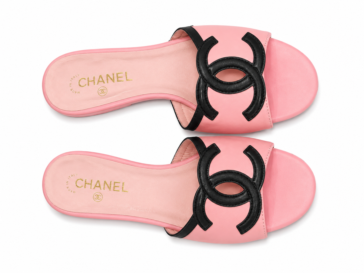 Klapki CHANEL “Rosé Élégance” – ekskluzywna jakość