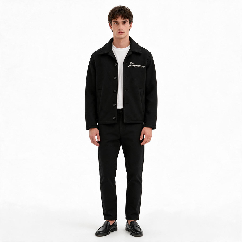 Мъжко яке Givenchy тип бомбър – черно със сиви ръкави (Copy)