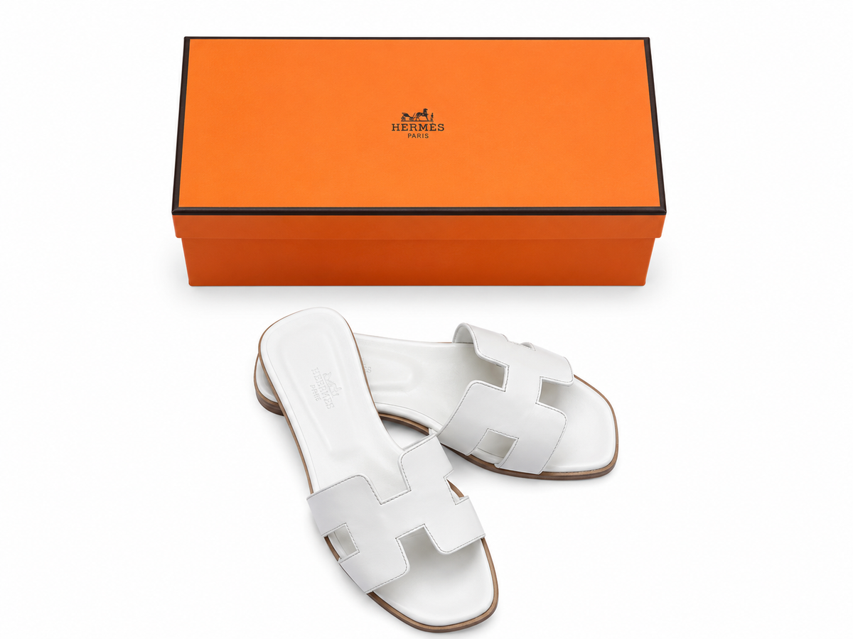 Damskie klapki Hermès Oran