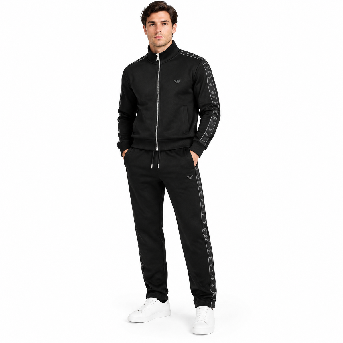 Мъжки спортен комплект EA7 Emporio Armani – черен (Copy)