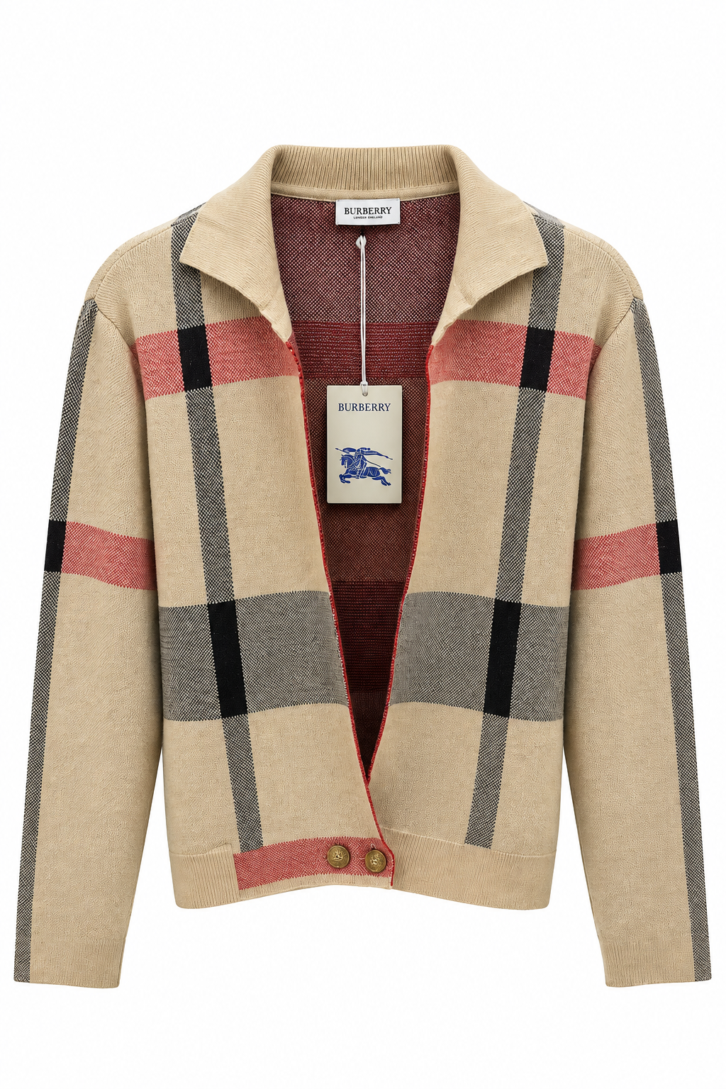 Дамска плетена жилетка Burberry – Icon Check